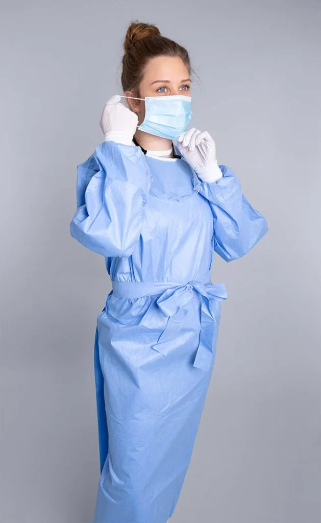 Produktfotografie mit Model - Komfortkittel (SMMS)