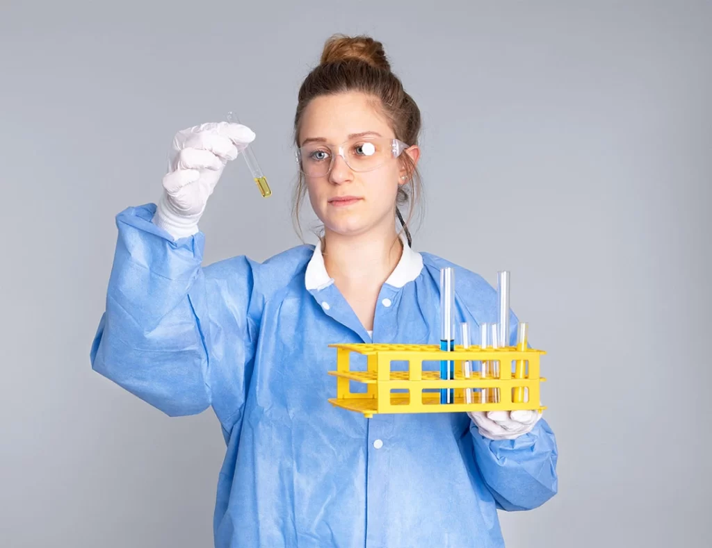 Produktfotografie mit Model - Thermojacke