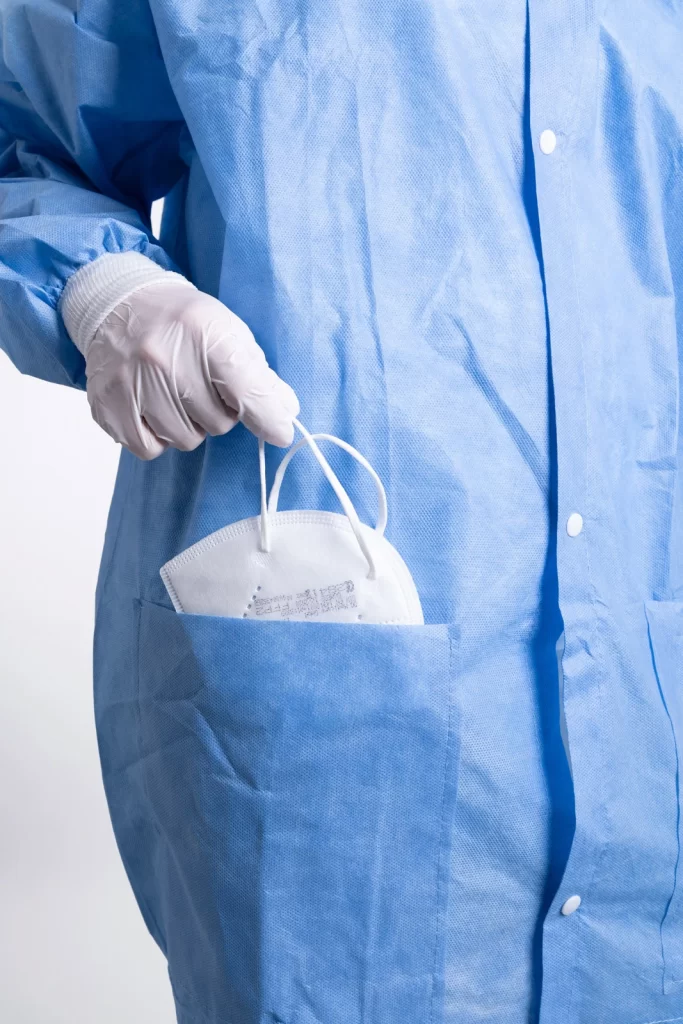 Produktfotografie mit Model Thermojacke Detailaufnahme