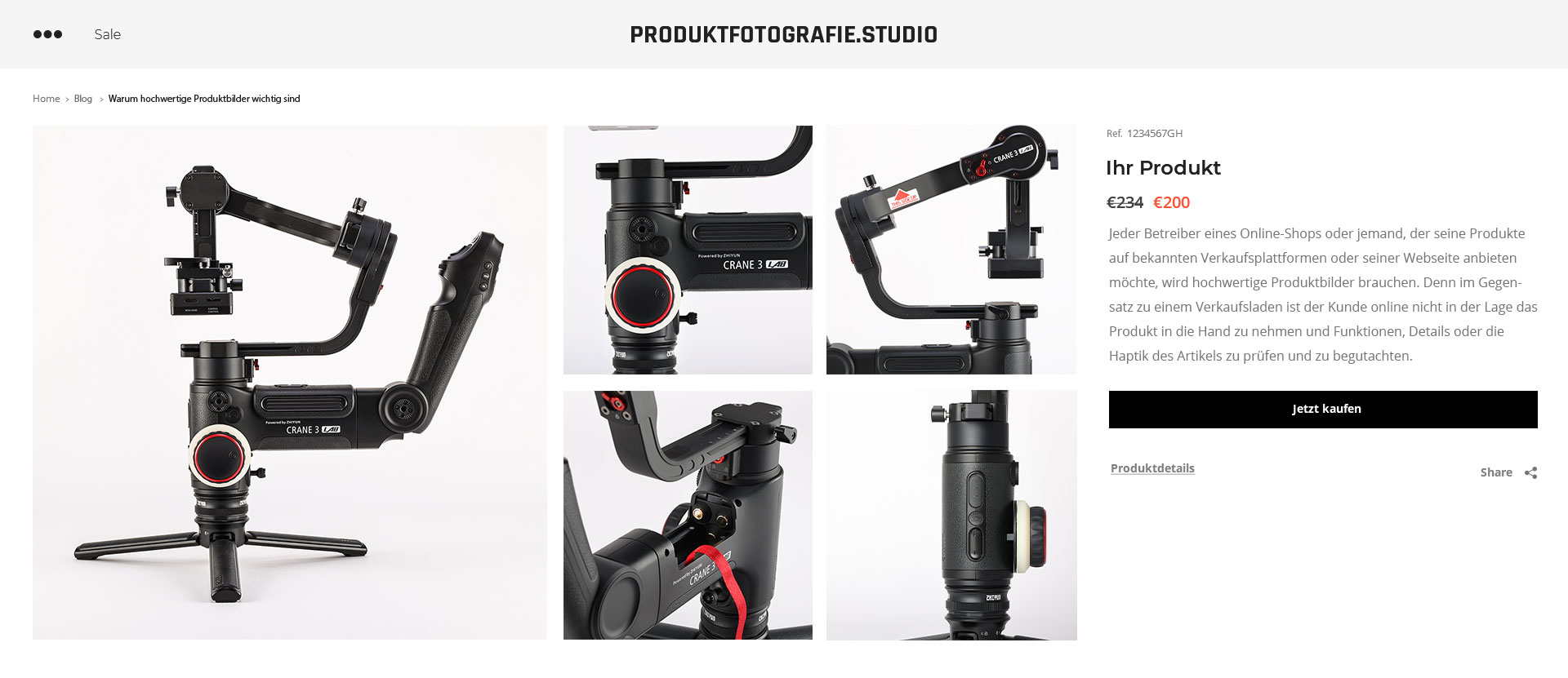 Titel-&-Beitragsbild-Blog-Wichtigkeit hochwertiger Produktbilder