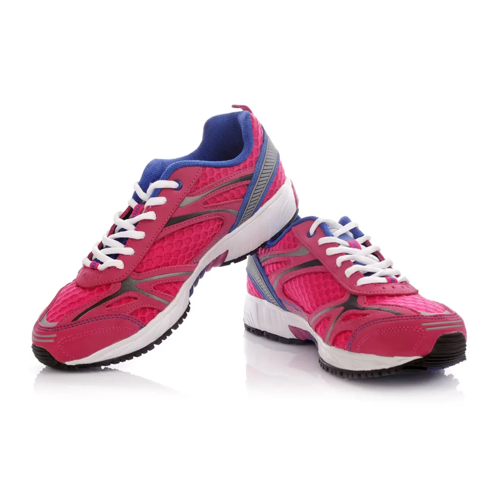 Rote Schuhe als Beispiel von Produktfotos in Serie